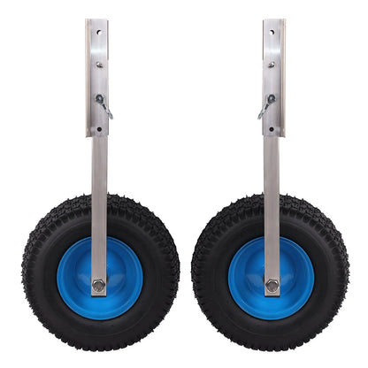 Wheels 600LBS Boat Boat Transom Launching Wheel with 12 Inch Wheels Set for Inflatable Boat & Aluminum Boat