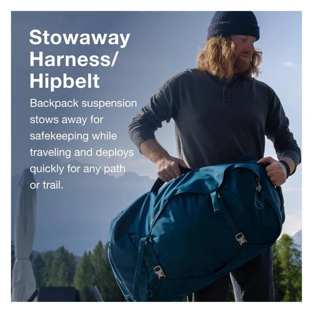 Osprey Fairview 55L Womens Travel Backpack - Night Jungle Blue