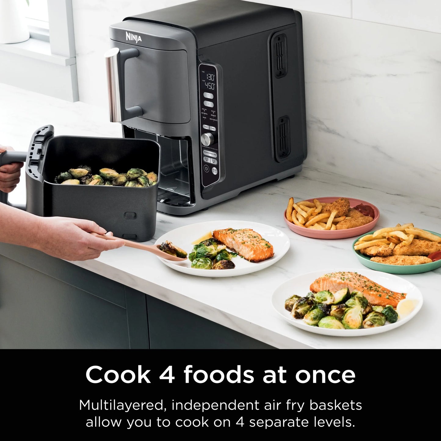Ninja DoubleStack XL 10 QT 2-Basket Air Fryer