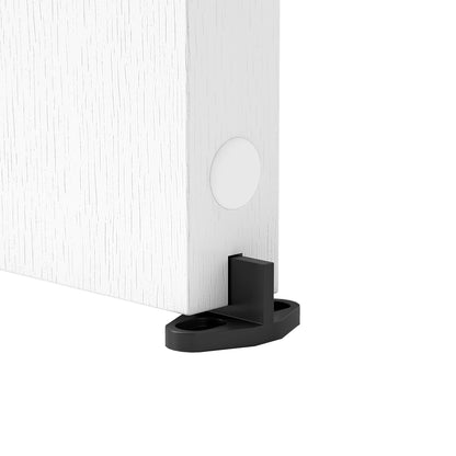 Uforic 48" x 84" Silding Barn Door,with Hardware Kit Rail,and Handle,Pulleys, Gray