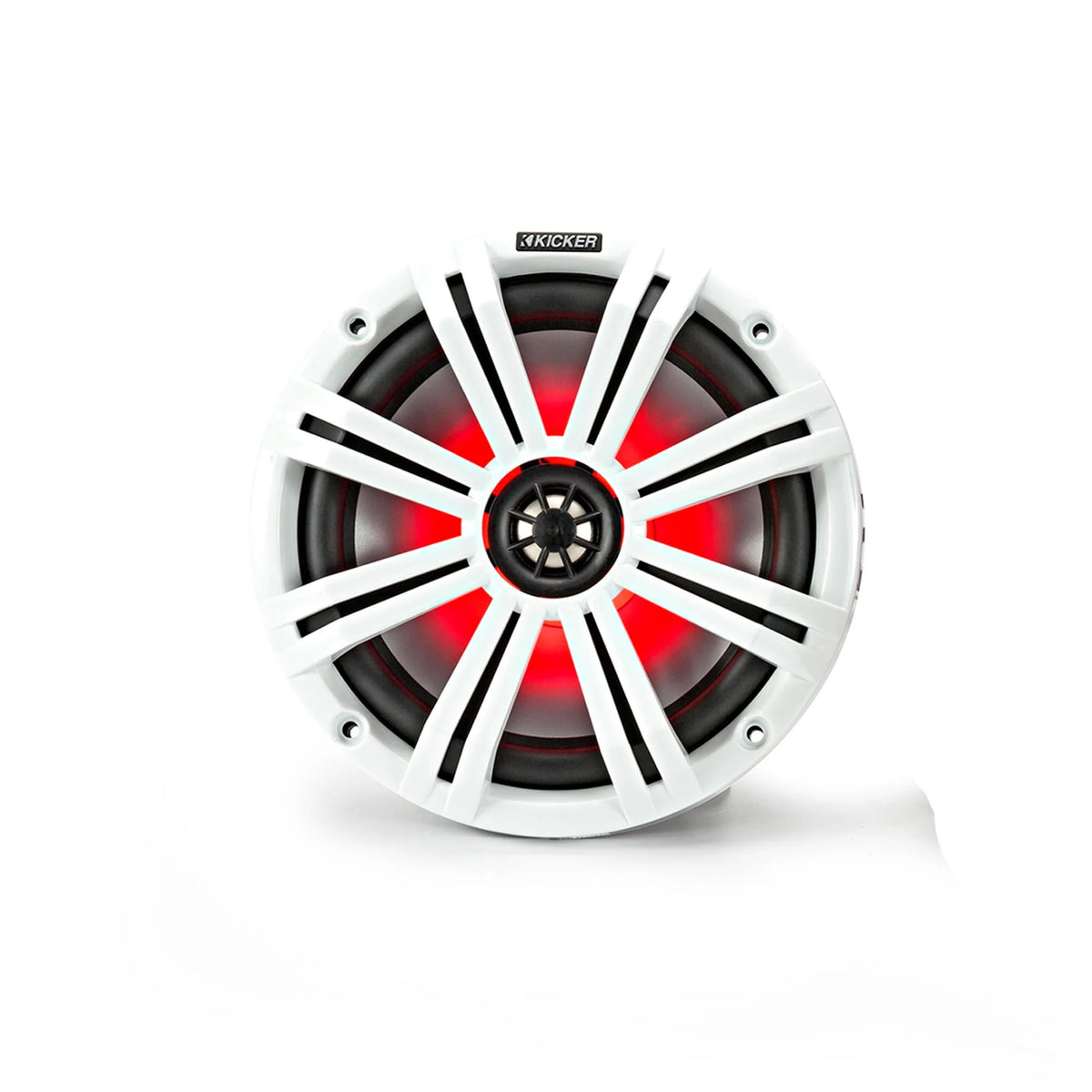 Kicker 8" White Marine LED Speakers - 1-Pair of OEM replacement speakers