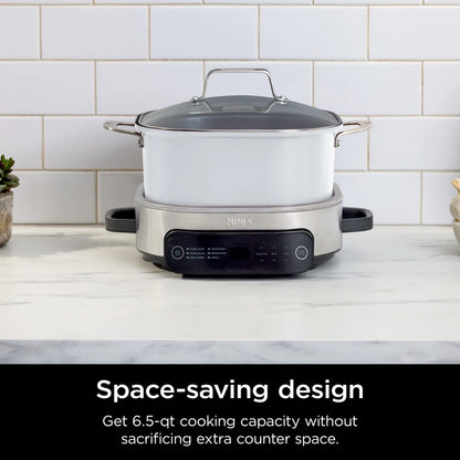 Ninja Foodi 6.5 qt Everyday PossibleCooker, Stainless Steel/White, Multi Cooker, Slow Cooker, MC1100