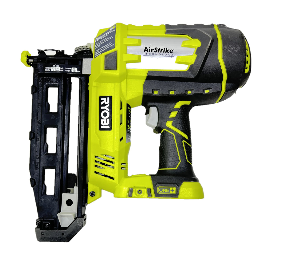 Ryobi P325, 18 v Pneumatic Cordless 16 Gauge AirStrike Finish Nail Gun