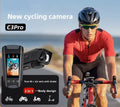 4K Motorcycle Camera with Light and Horn, Cycling Dash Cam with 6-Axis Stabilization, Night Vision, Waterproof, 128G Support
