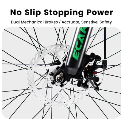 27.5 inch Full Suspension Mountain Bike, Front and Rear Dual Shock Absorbers, Mechanical Disc Brakes, 21-Speed, Suitable for Men and Women, Ideal for Travel and Fitness Enthusiasts