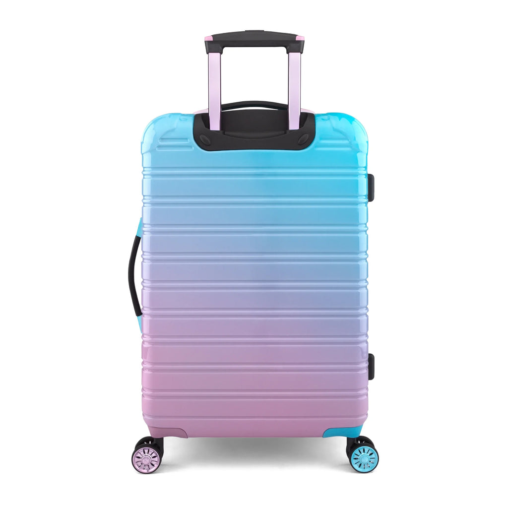 iFLY Hardside Fibertech 3.0 2 Piece Set, 20" Carry-on and 28" Checked Luggage, Gadget Gray