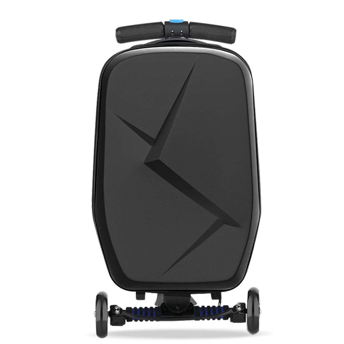Advwin Scooter Luggage for Kids & Adults, Hardside Ride on Suitcase for Kids Ages 4-15 Multifunctional Lightweight Foldable Carry on Luggage with Wheels Ride on for Children Teenagers, Pink