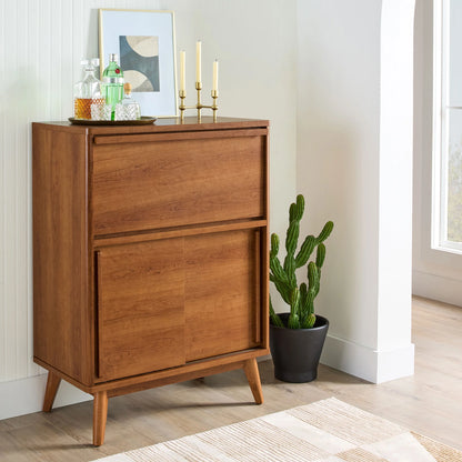 Better Homes & Gardens Greyson Bar Cabinet, Acorn Finish