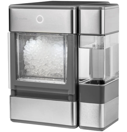 GE Profile? Opal? Nugget Ice Maker + Side Tank, Countertop Icemaker, Stainless Steel, 33lbs Daily Ice Production