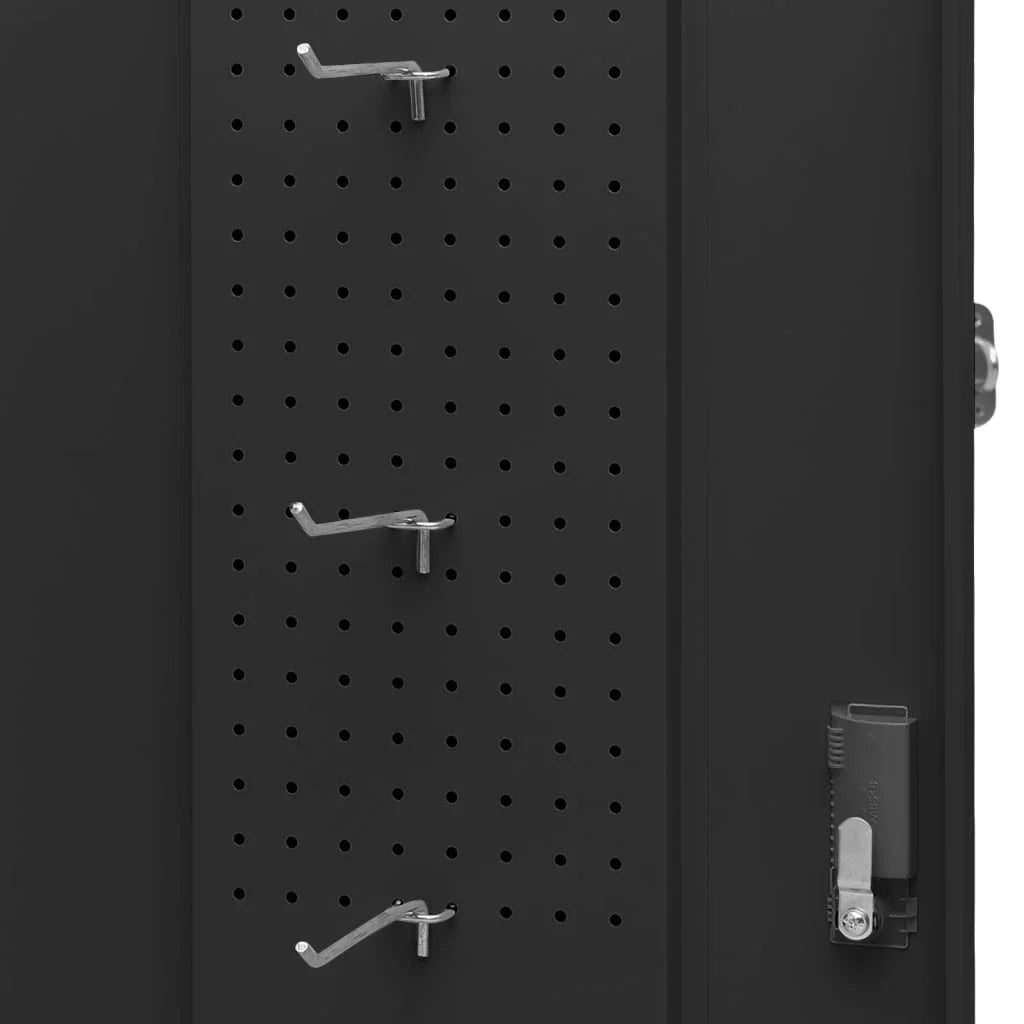 vidaXL Saddle Cabinet Steel Storage Rack Tack Locker Furniture Multi Colors