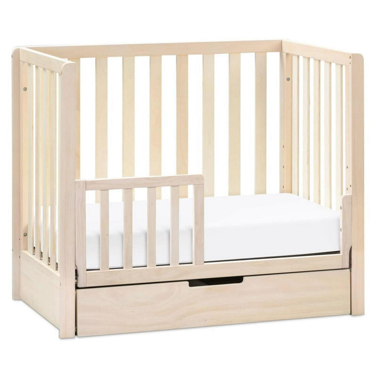 Carter-s by DaVinci Colby 4-in-1 Convertible Mini Crib with Trundle in Washed Natural