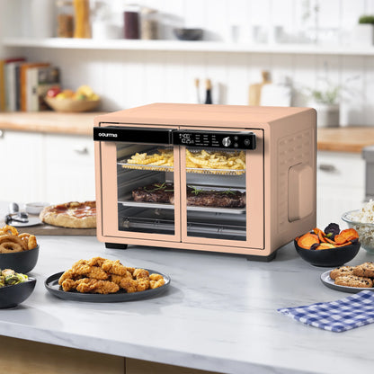 Gourmia 1700W 9-Slice Digital Toaster Oven Air Fryer, 12 Cooking Preset, 35L, Stainless Steel