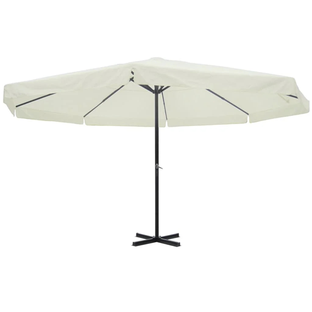 vidaXL Garden Parasol Azure Blue Polyester with PA coating Large