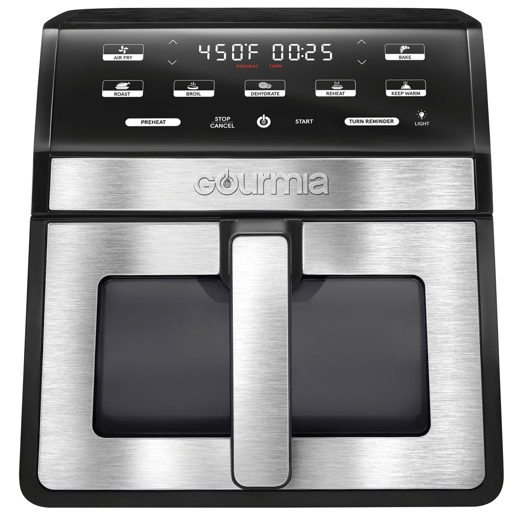 Gourmia 8-Quart Digital Air Fryer with Window & Light