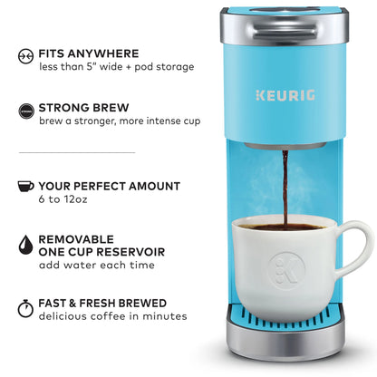 Keurig K-Mini Plus Single Serve K-Cup Pod Coffee Maker, Dusty Rose
