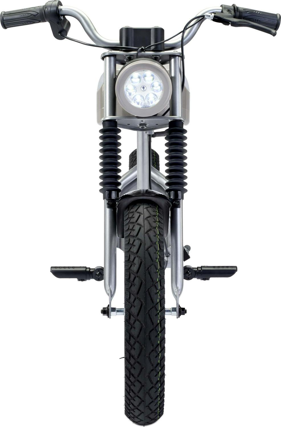 VIRO Rides Electric Mini-Bike 25.2 V Cafe Racer Powered Ride-On with Parent Control
