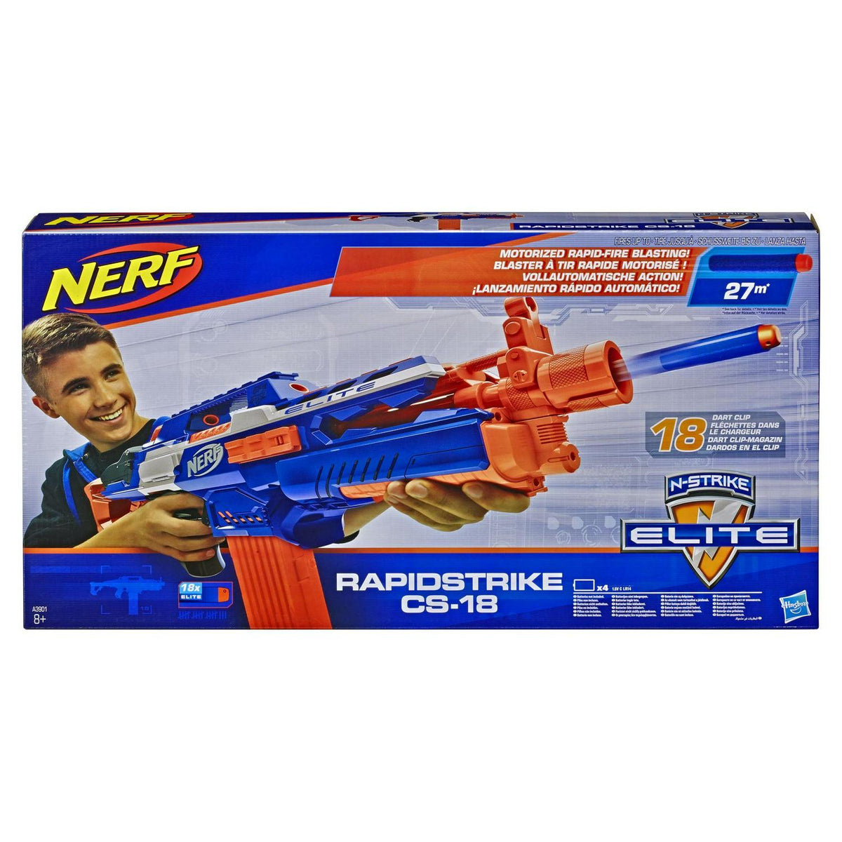 Nerf N-Strike Elite RapidStrike CS-18 Blaster with 18 Darts - Exclusive