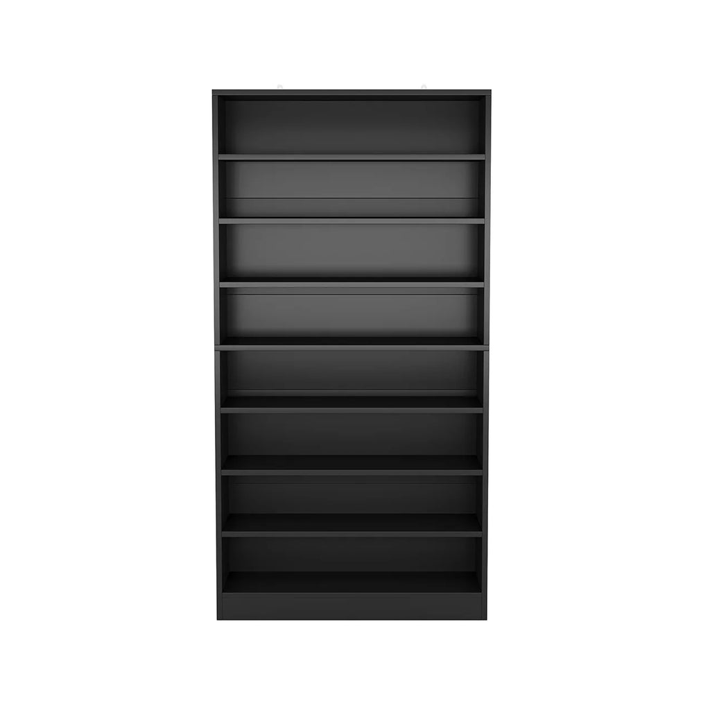 Hommoo Modern Wood Freestanding Shoe Cabinet, 8 Tiers 40-45 Pairs Shoe Storage Rack Organizer for Entryway, Gray