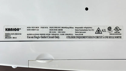 25,000 BTU Window Air Conditioner for Rooms up to 2,400 Sq. Ft, Digital Display, Remote Control, Energy Efficient