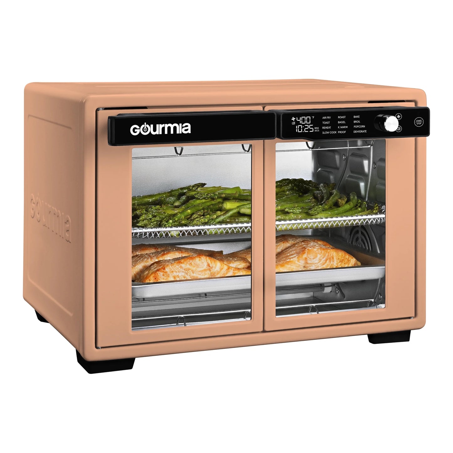 Gourmia 1700W 9-Slice Digital Toaster Oven Air Fryer, 12 Cooking Preset, 35L, Stainless Steel