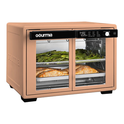 Gourmia 1700W 9-Slice Digital Toaster Oven Air Fryer, 12 Cooking Preset, 35L, Stainless Steel