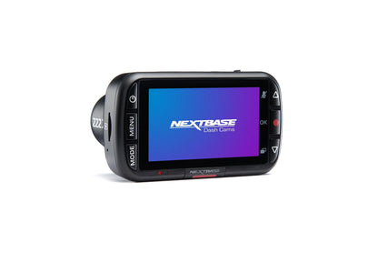 Nextbase 222X Compact Dual Dash Cam Front & Rear 2.5" HD IPS Screen, 1080p Full HD, 6 Layer Lens, Black, 0.17 lbs assembled.