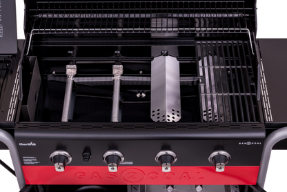 Gas2Coal 4-Burner LP Gas & Charcoal Outdoor Combination Grill