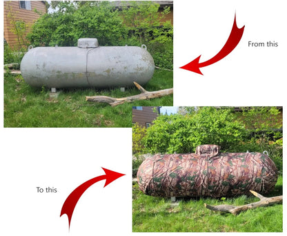 Tank Wear 500 Gallon Propane Tank Cover Outdoor Decorative