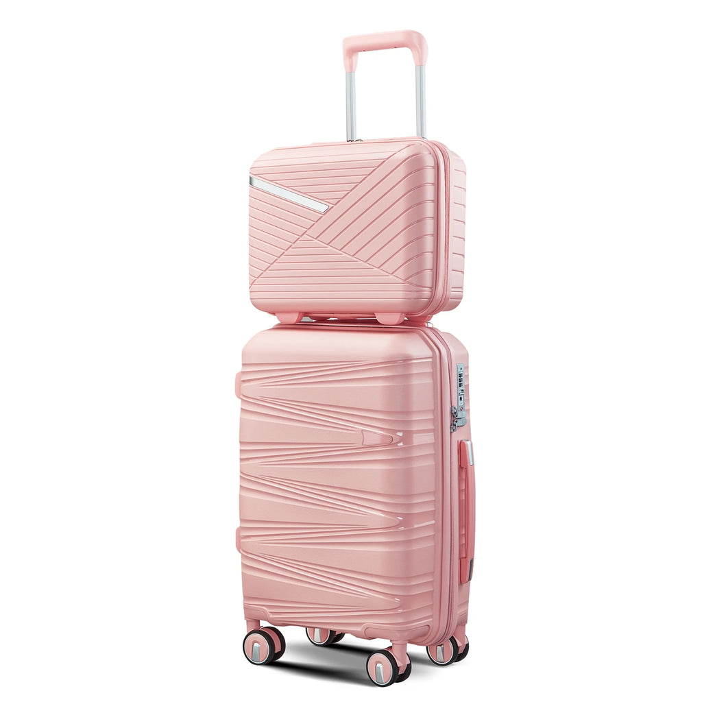 Luggage 4 Piece Sets(14/20/24/28), Hard Shell Lightweight TSA Lock Carry on Expandable Suitcase with Spinner Wheels