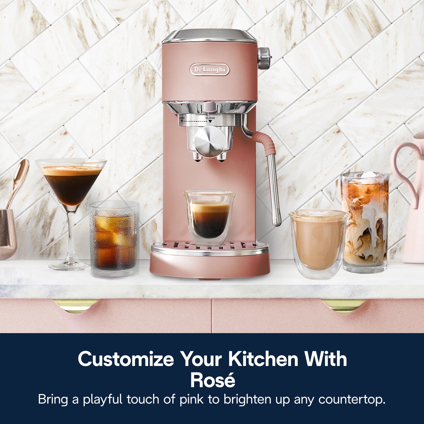 De’Longhi Dedica Duo Espresso Machine, Compact Size with Built in Frother for Latte Art, Brew Espresso, Cold Brew, Lattes & More, Stainless Steel