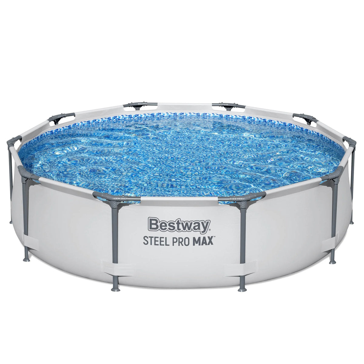 Open Box Bestway 10' x 30" Steel Frame Above Ground Swimming Pool Set (2 Pack)