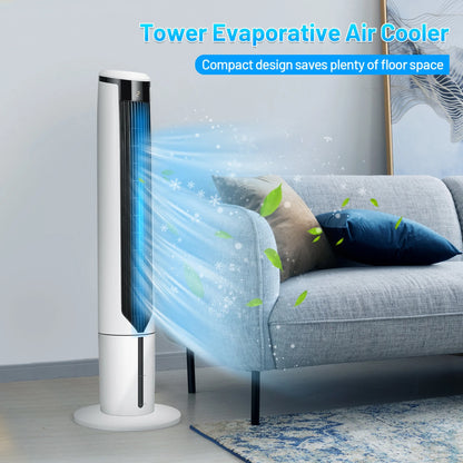 Gymax 41'' Tower Fan 3 in 1 Evaporative Air Cooler Humidifier w/ Remote Control