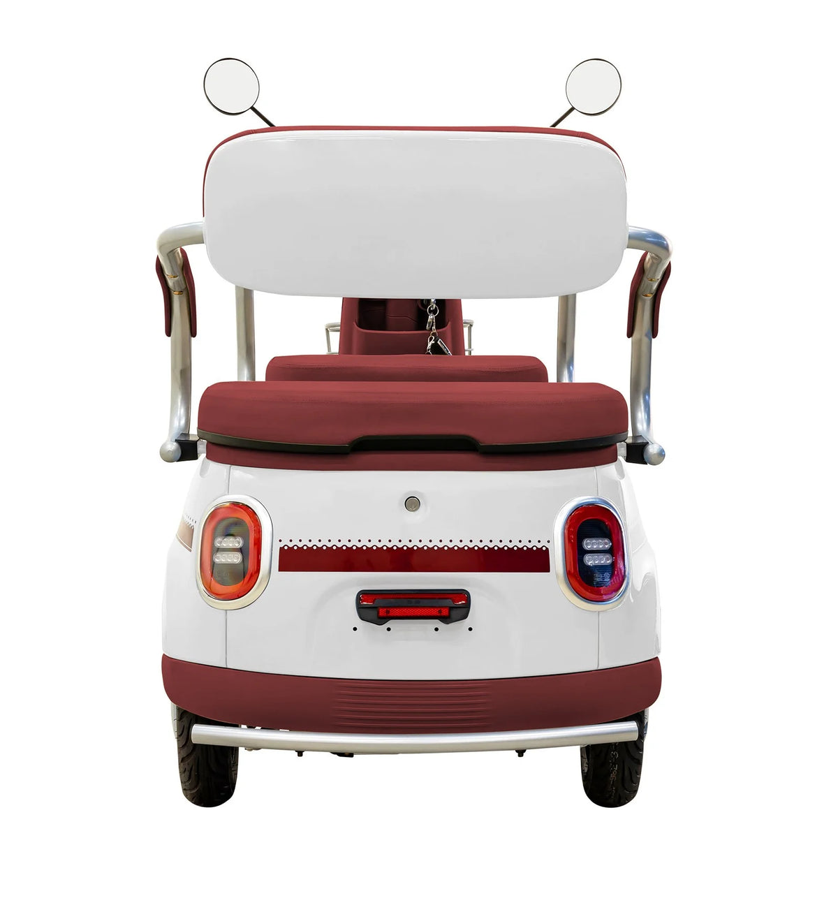Massimo MGC E-Trike 3-Wheel Electric Cart – 17 MPH, 2-Seater Adult Scooter – Blue