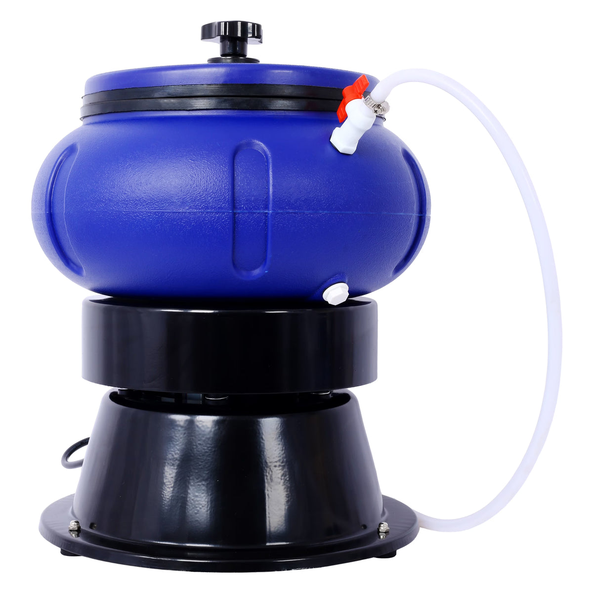 Huloretions Vibratory Tumbler,18 Lbs Electric Polisher Vibratory Tumbler,Polishing & Rust Removal On Small Metal Parts,Tumbling Polishing & Rust Removal Machine For Metal Hardware