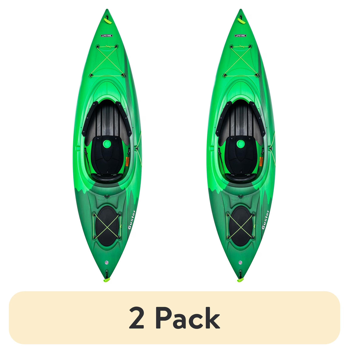 Lifetime Guster 10 Sit-Inside Kayak- Lime Green (90527)