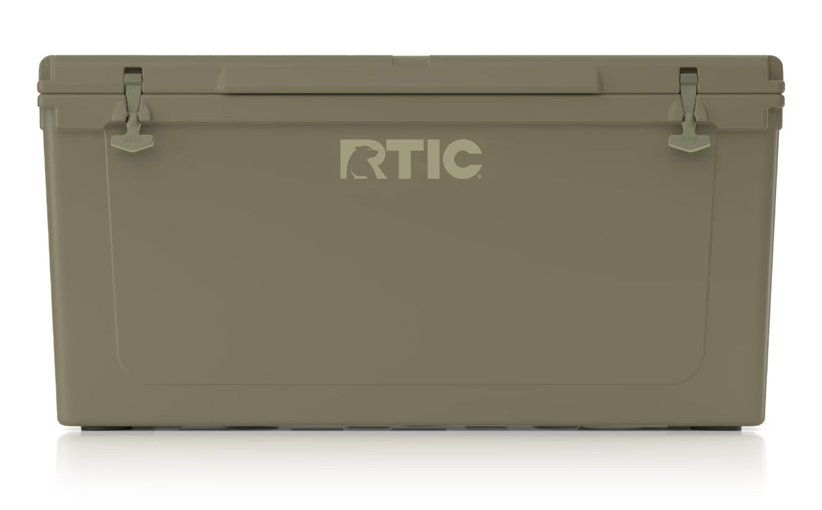 RTIC 145 QT Ultra-Tough Rotomolded Hard-Sided Ice Chest Cooler, White, Fits 195 Cans