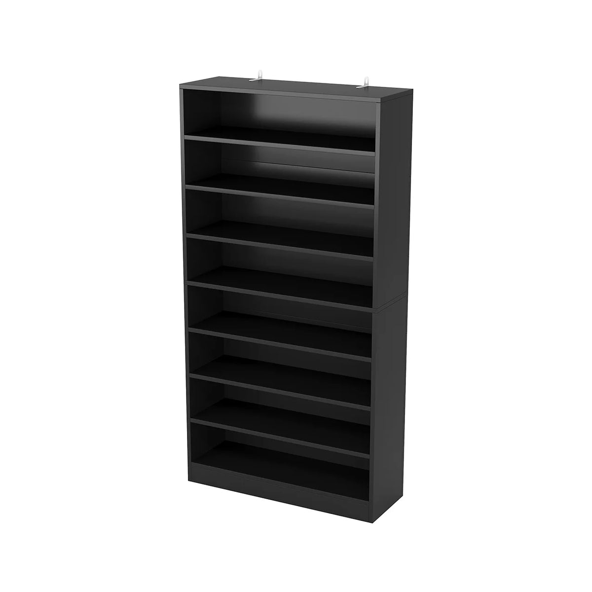 Hommoo Modern Wood Freestanding Shoe Cabinet, 8 Tiers 40-45 Pairs Shoe Storage Rack Organizer for Entryway, Gray