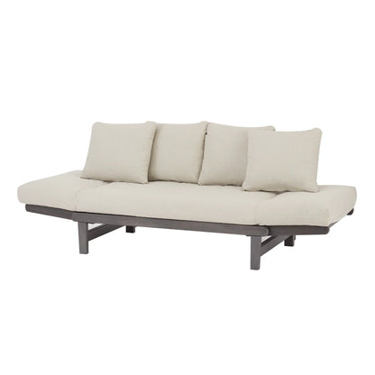 Better Homes & Gardens Delahey Folding Wood Outdoor Sofa - Gray