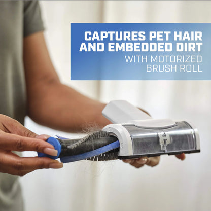 HART 20-Volt Cordless Hand Vacuum Kit with Multi-Surface Motorized Brush Roll, HPHV34B