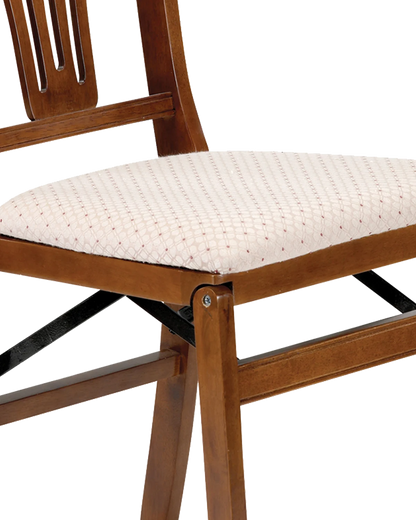 Stakmore Classic Hardwood Urn Back Folding Chair (2-Pack)