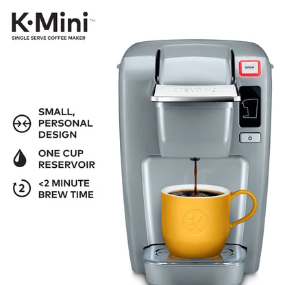 Keurig K-Mini K15 Single-Serve K-Cup Pod Coffee Maker, Chili Red