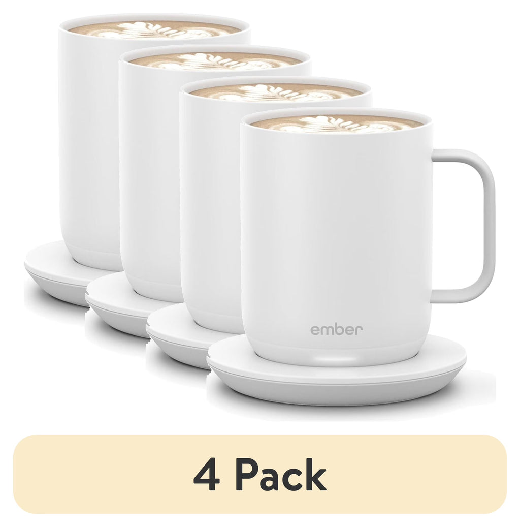 Ember Temperature Control Smart Mug 2, 10 oz, Gold, up to 1.5-hr Battery Life - App Controlled Heated Coffee/Tea Mug - Improved Design