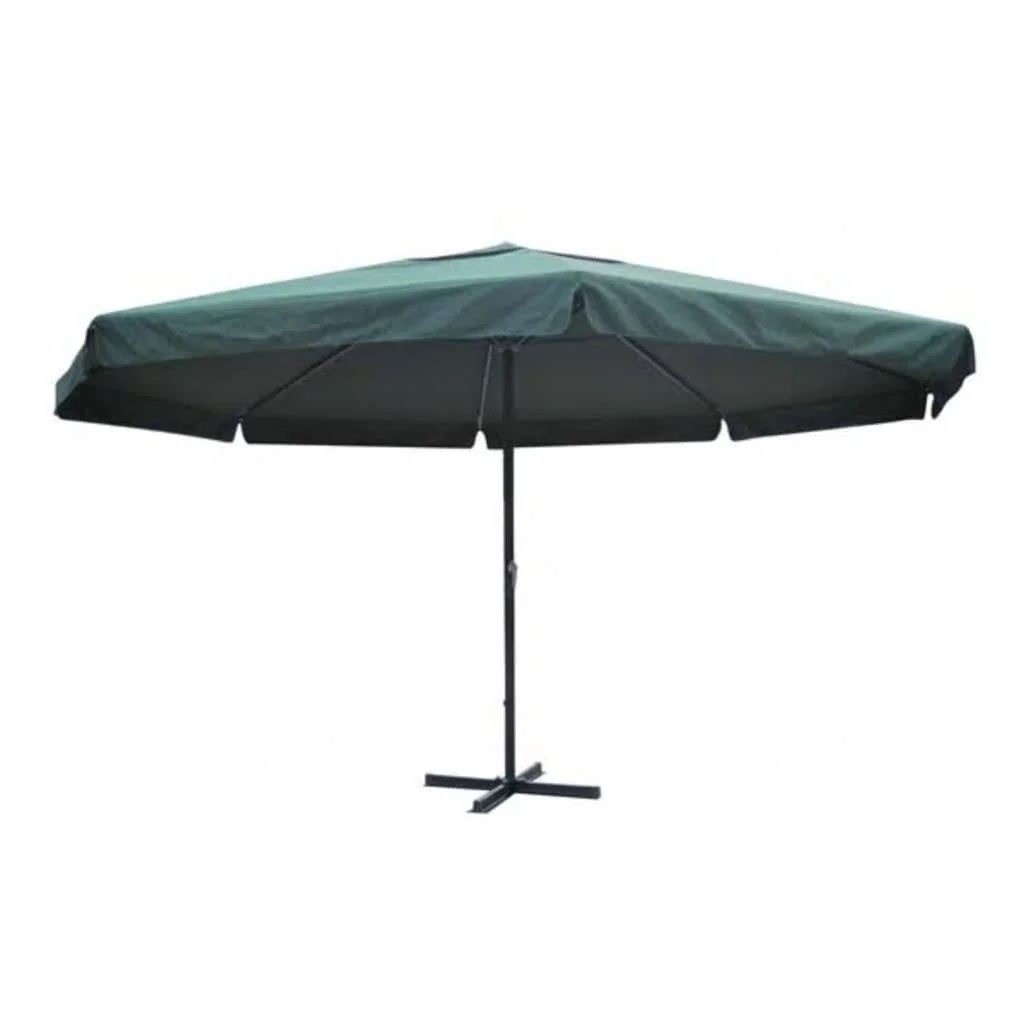 vidaXL Garden Parasol Azure Blue Polyester with PA coating Large