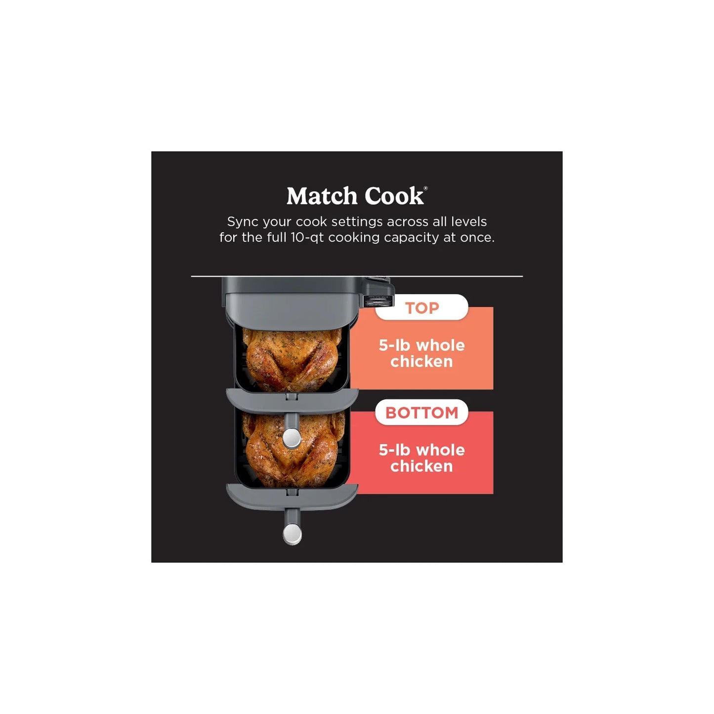 Ninja DoubleStack XL Smart 2-Basket Air Fryer