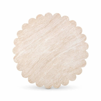 TOV Furniture Blossom Washed Travertine Finish Indoor/Outdoor Coffee Table
