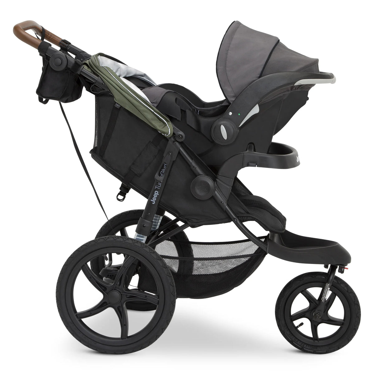 Jeep TurboGlyde Jogging Stroller by Delta Children, Black