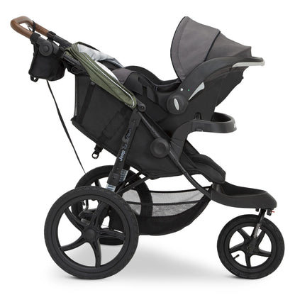 Jeep TurboGlyde Jogging Stroller by Delta Children, Black