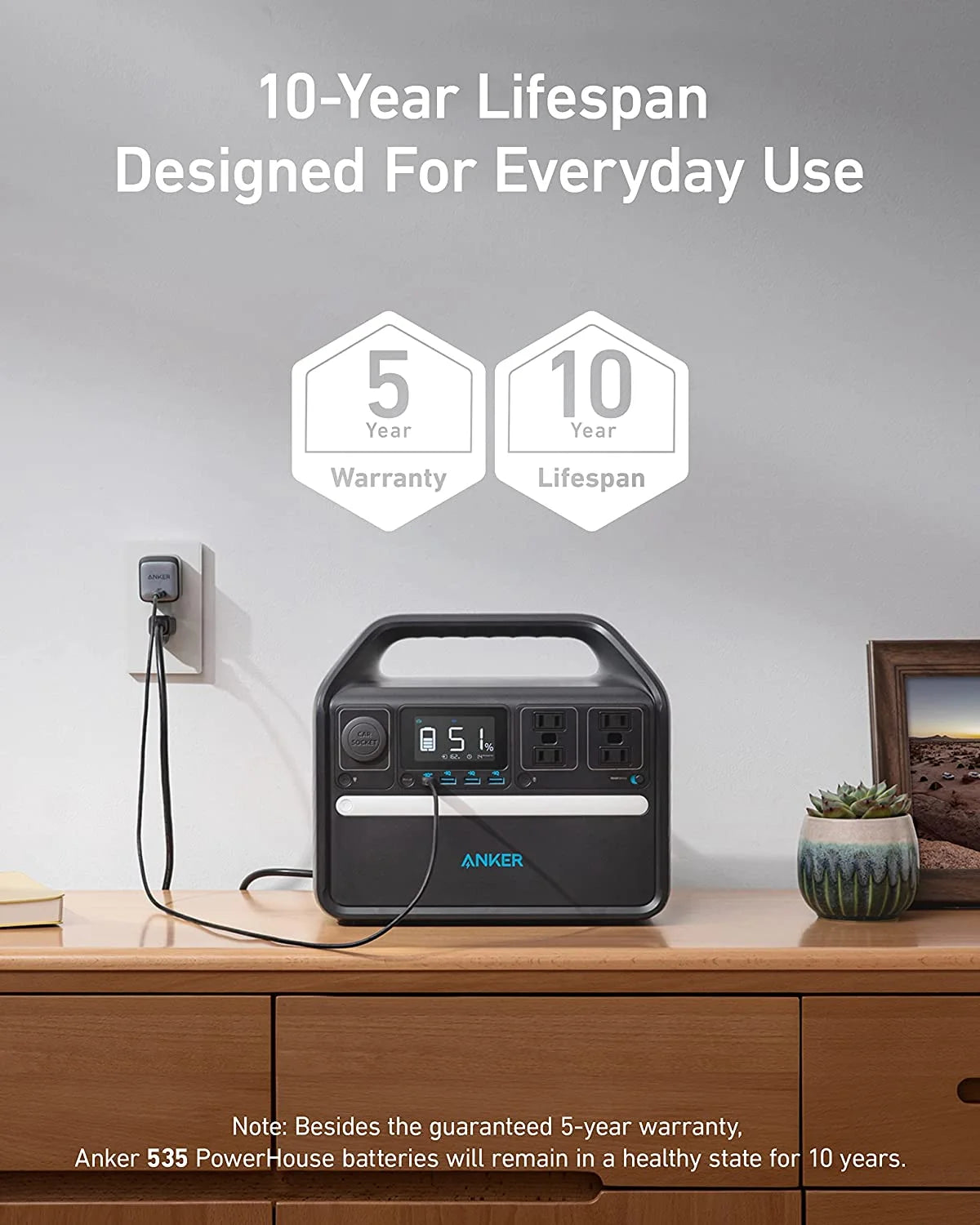 Anker 500W Continuous Solar Generator