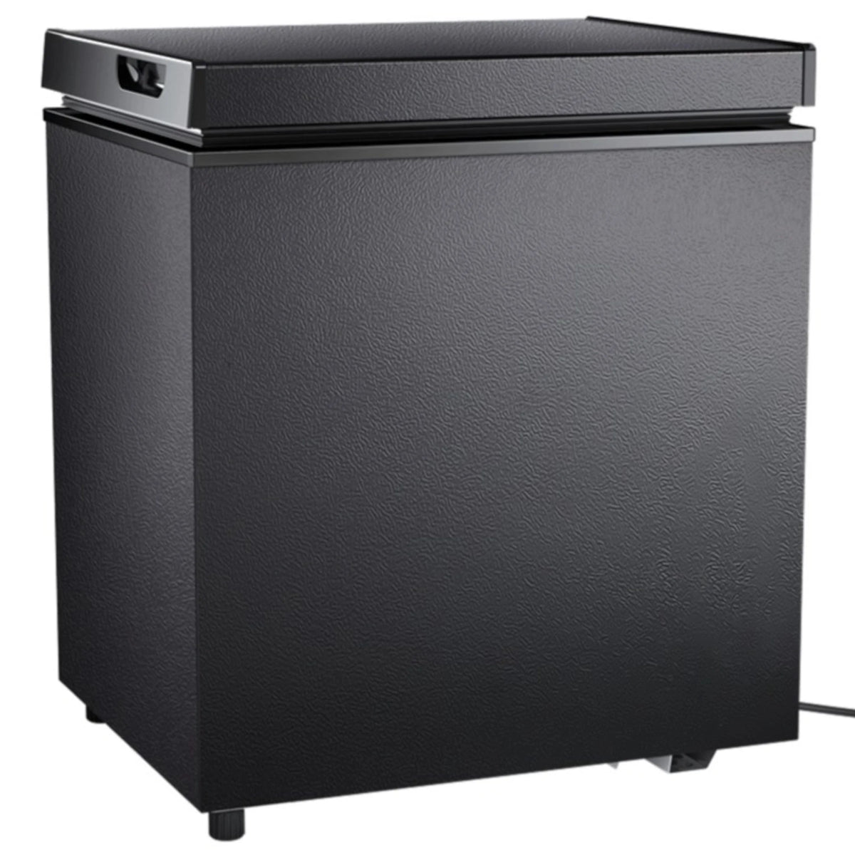 Auseo 2.5 cu. ft. Chest Freezer with 2 baskets Free Standing Top open Door Deep Compact Freezer Suitable for Home/RV/Kitchen/Office-Black