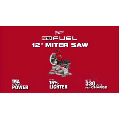 Milwaukee 2739-20 M18 FUEL 12" Dual Bevel Sliding Compound Miter Saw